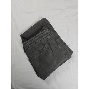 Athleta Jogger Pants Womens 0 Gray Farallon Elastic Waist Athletic Lounge